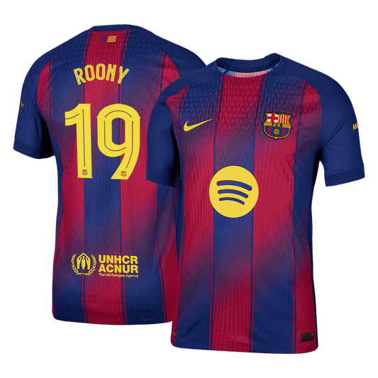 Koszulka domowa ROONY #19 Barcelona 2025/26 Red&Blue – Liga Mistrzów