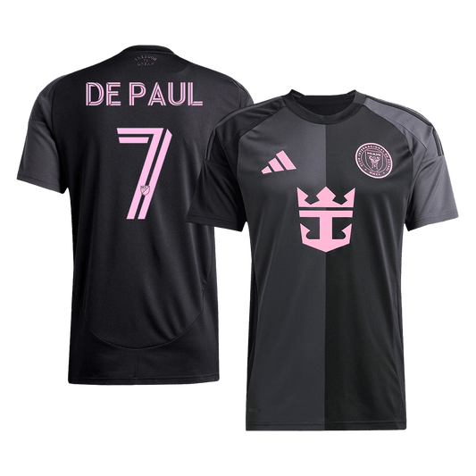 Koszulka wyjazdowa DE PAUL #7 Inter Miami 2025 czarno-szara