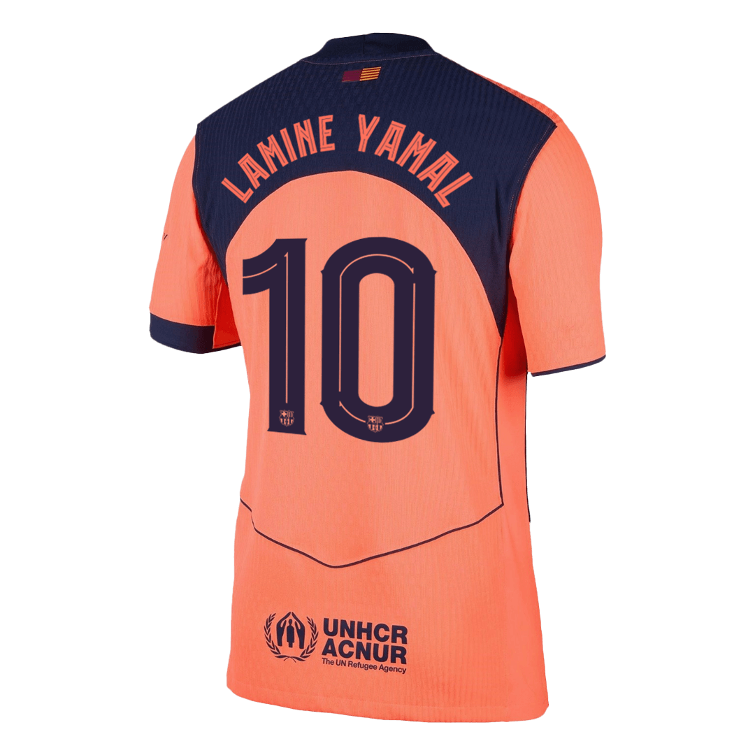 Oryginalna koszulka wyjazdowa LAMINE YAMAL #10 Barcelona Third Away Soccer Jersey 2025/26