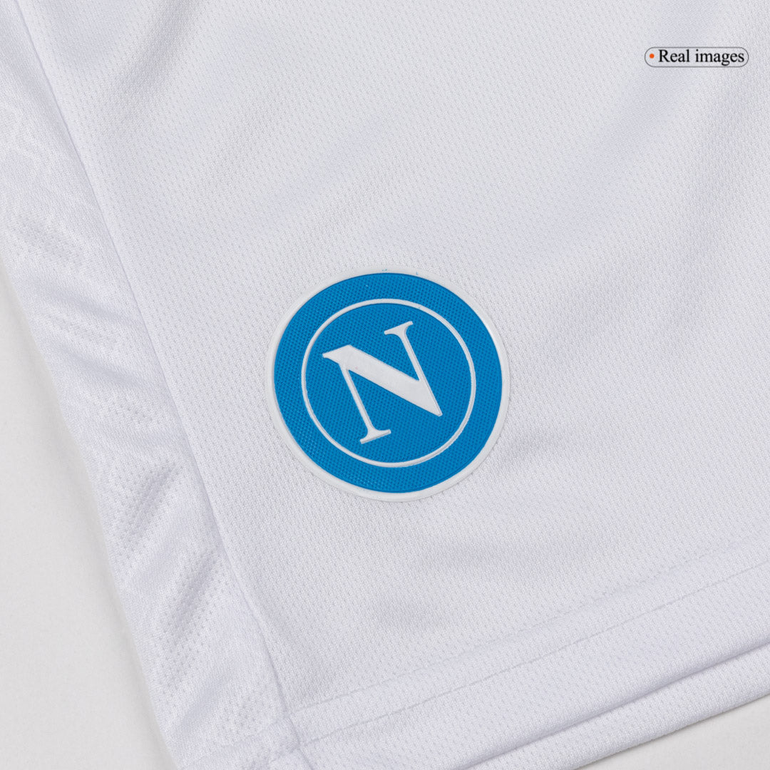 Dziecięcy zestaw piłkarski Napoli Home (koszulka + spodenki + skarpetki) 2025/26