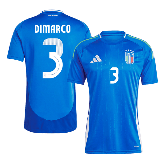 Koszulka DIMARCO #3 Włochy Dom Piłkarski Euro 2024
