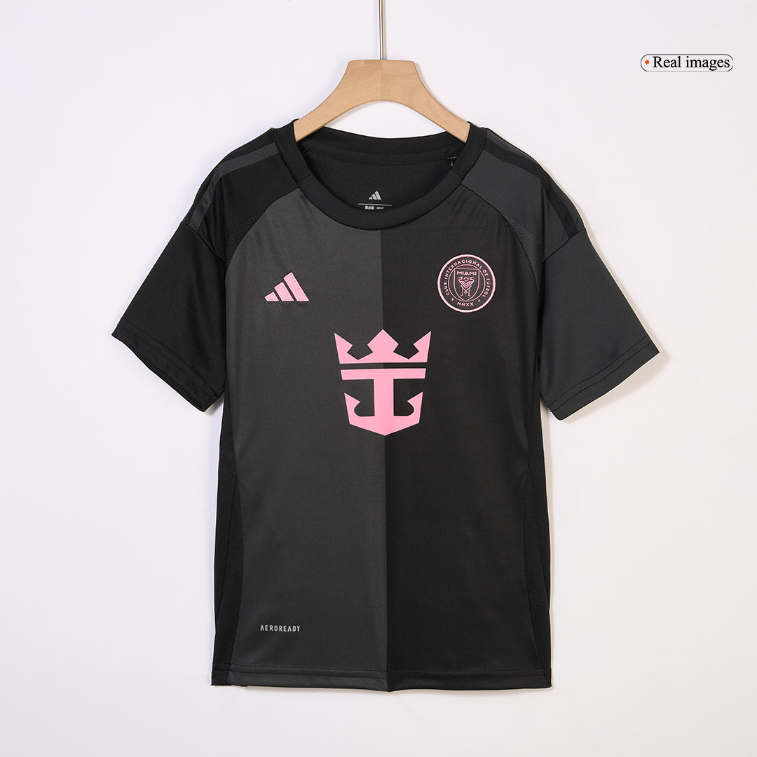 Dziecięcy zestaw wyjazdowy Inter Miami CF (koszulka + spodenki) 2025