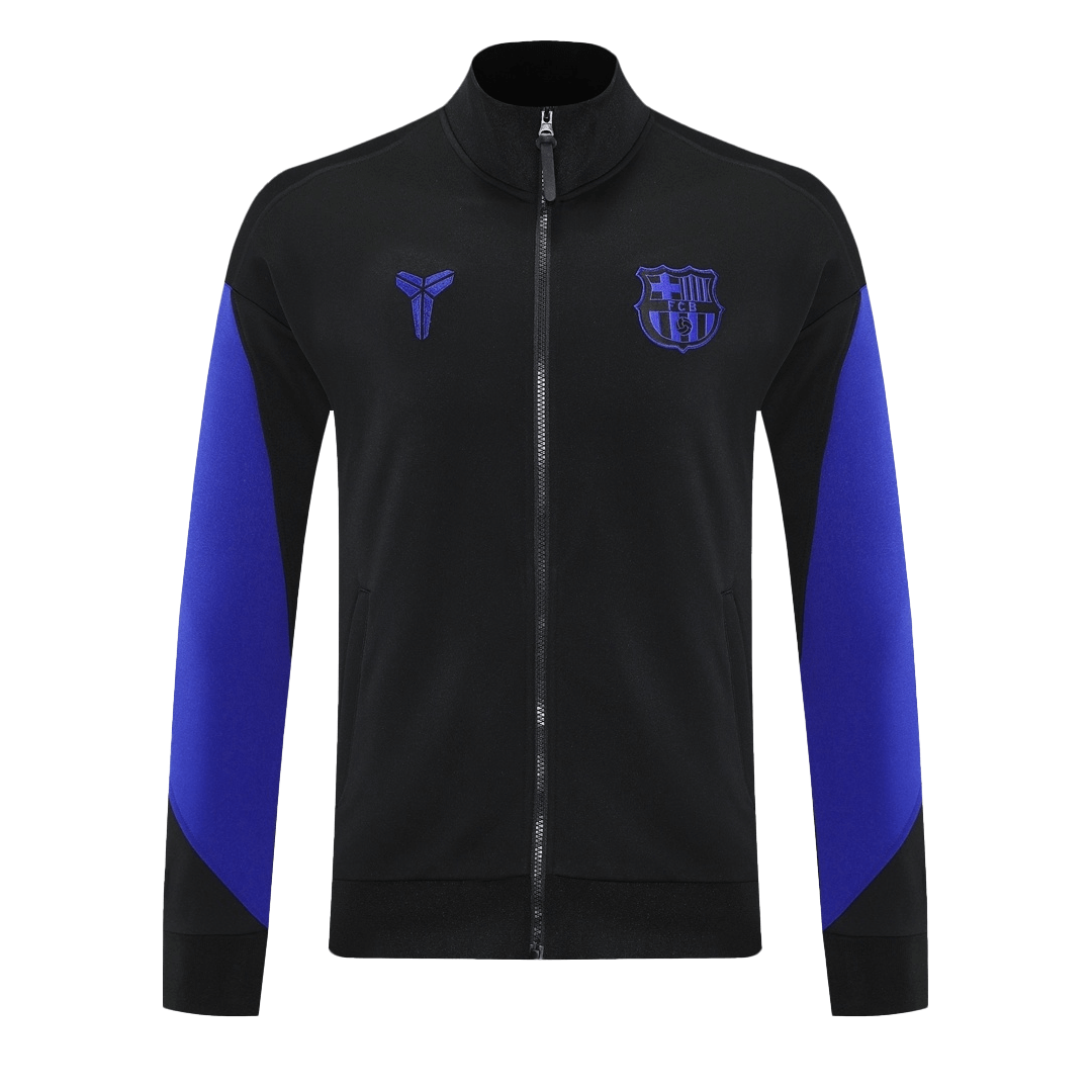Zestaw Barcelona Training Jacket 25/26 (kurtka + spodnie) czarno-fioletowy