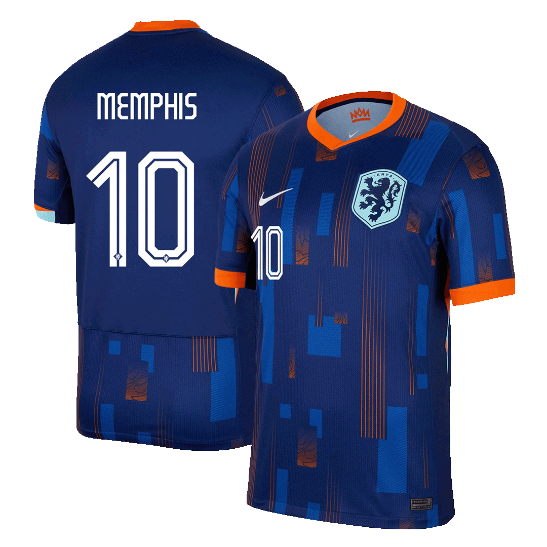 Koszulka wyjazdowa MEMPHIS #10 Holandia na Euro 2024