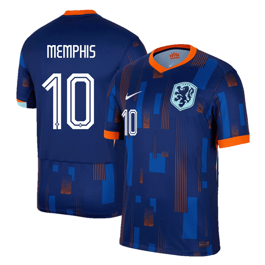 Koszulka wyjazdowa MEMPHIS #10 Holandia na Euro 2024