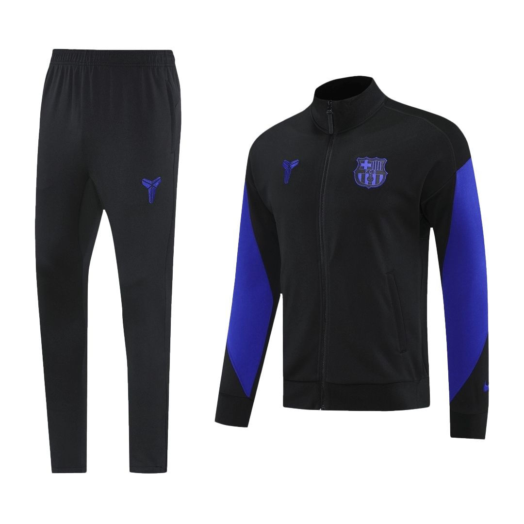 Zestaw Barcelona Training Jacket 25/26 (kurtka + spodnie) czarno-fioletowy