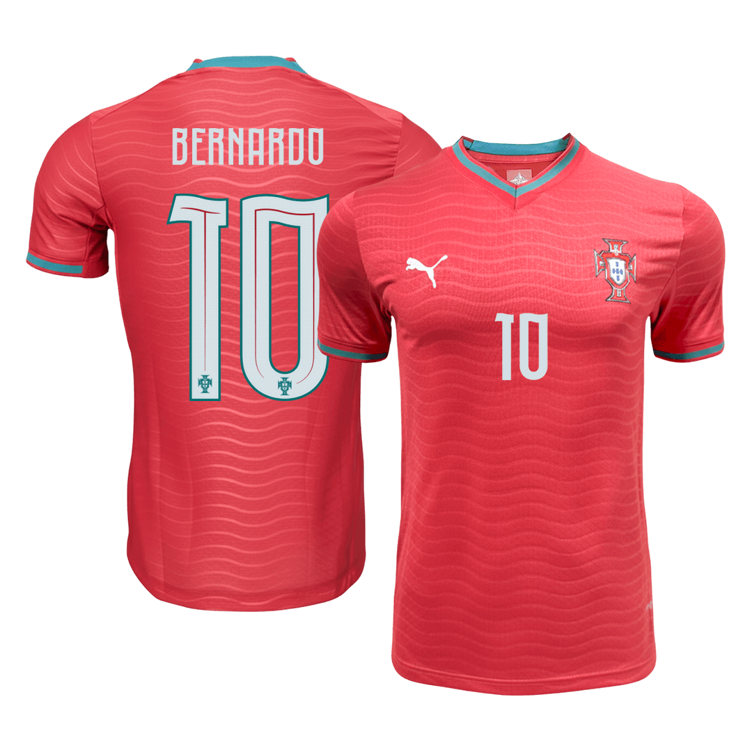 Oryginalna koszulka domowa BERNARDO #10 Portugalii na rok 2026