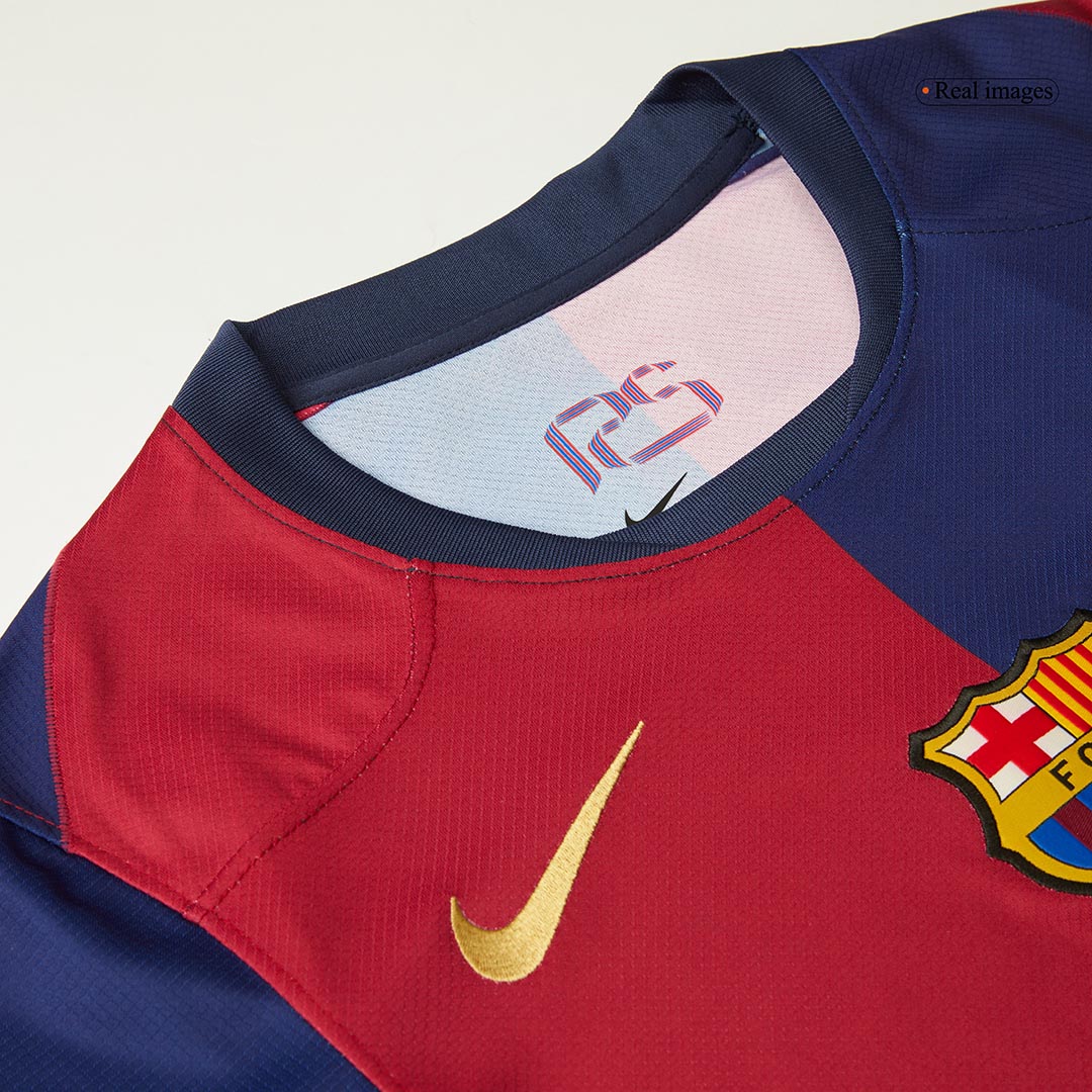Koszulka domowa Barcelona X Travis Scott 2024/25 czerwono-niebieska