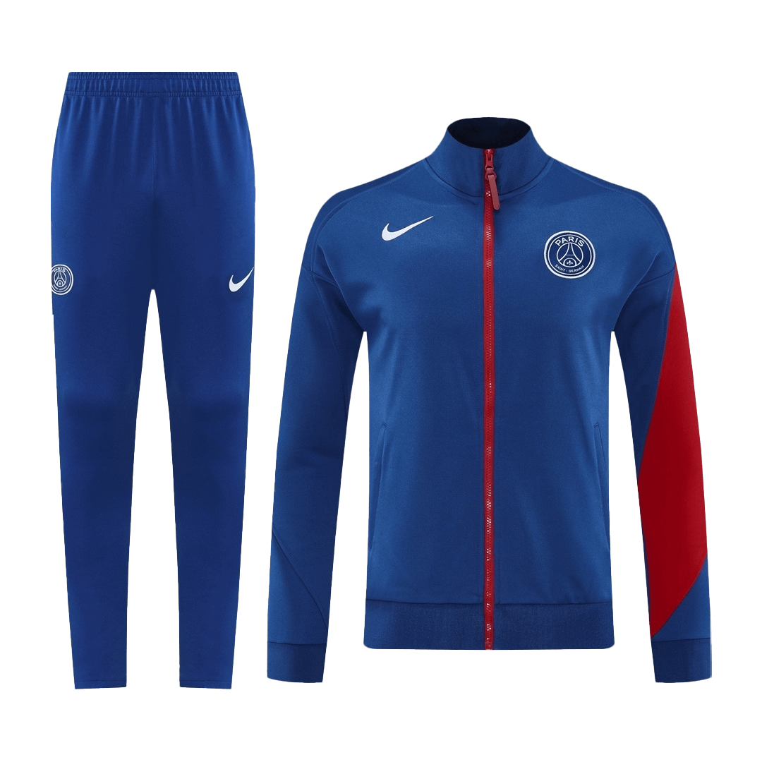 Zestaw kurtki treningowej PSG 25/26 (kurtka + spodnie) granatowo-czerwony
