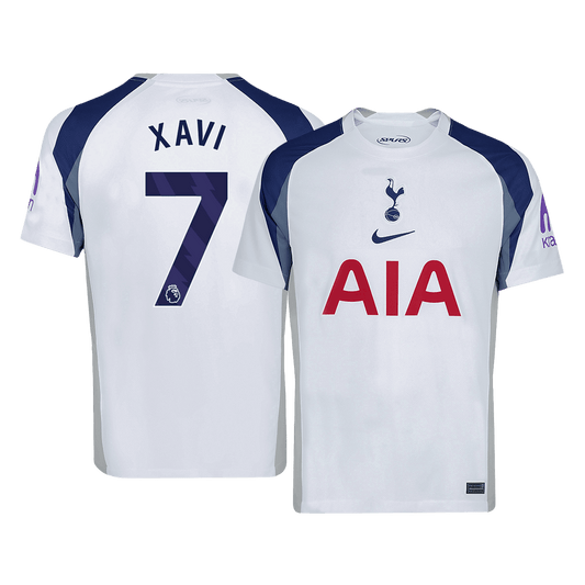 Koszulka domowa XAVI #7 Tottenham Hotspur 2025/26, biała