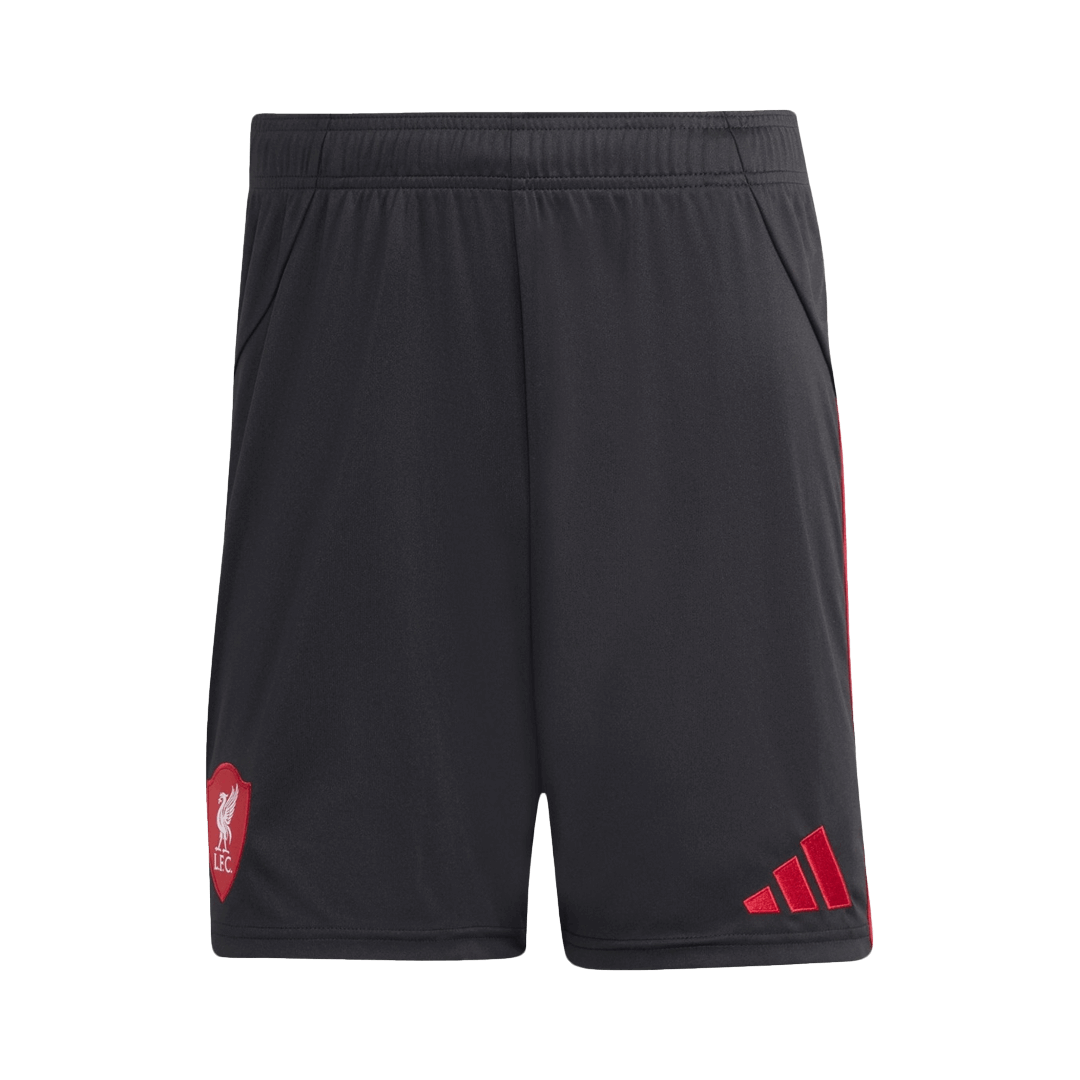 Zestaw wyjazdowy Liverpoolu (koszulka + spodenki) 25/26 biały