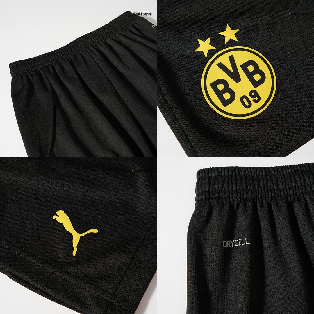 Dziecięcy zestaw piłkarski Borussia Dortmund Home (koszulka + spodenki + skarpetki)