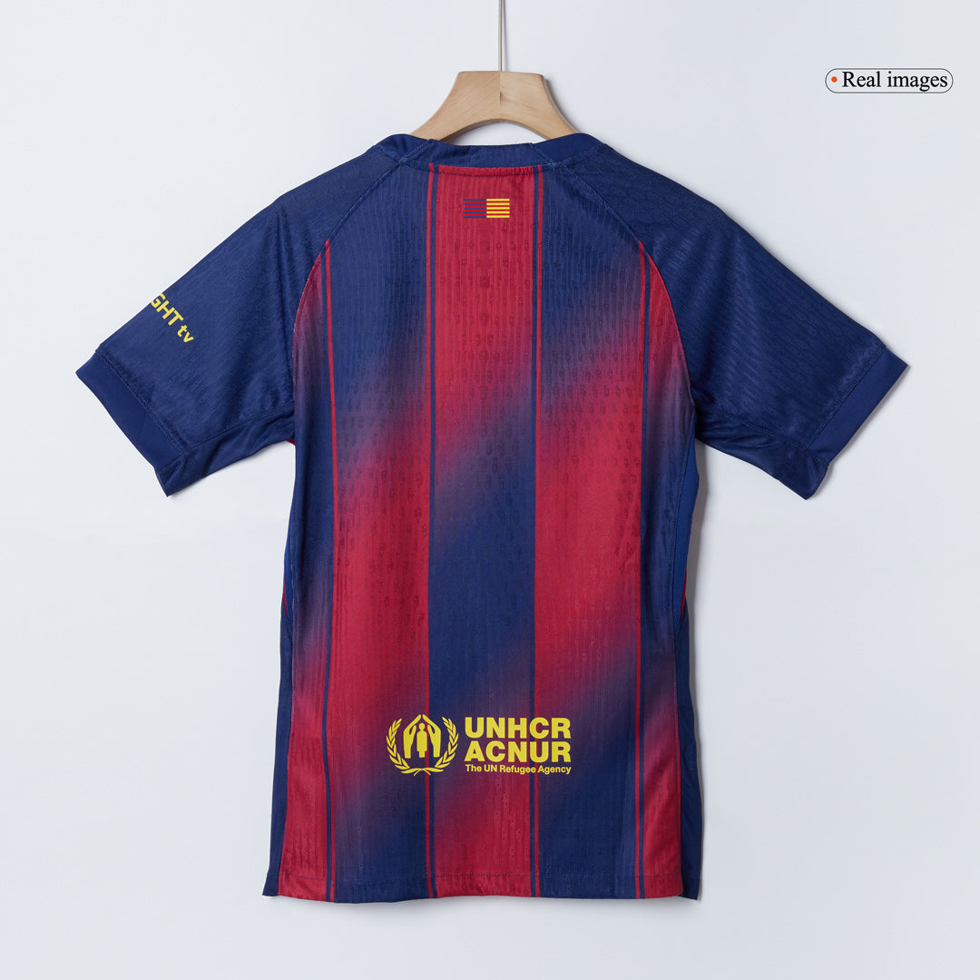 Oryginalna koszulka domowa LAMINE YAMAL #10 Barcelona 2025/26 — Kopa Trophy Edition