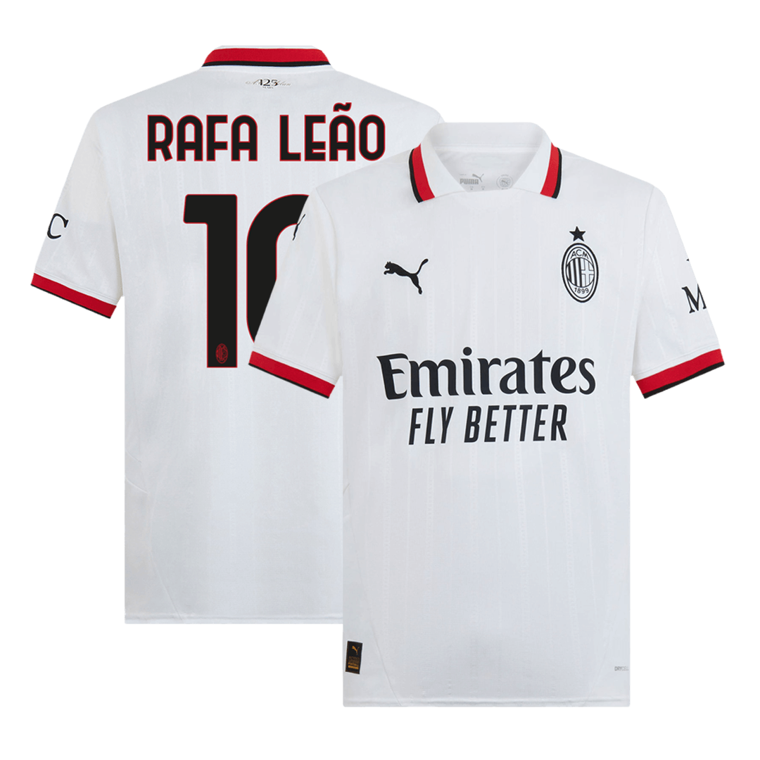 Wyjazdowa koszulka piłkarska RAFA LEÃO nr 10 AC Milan
