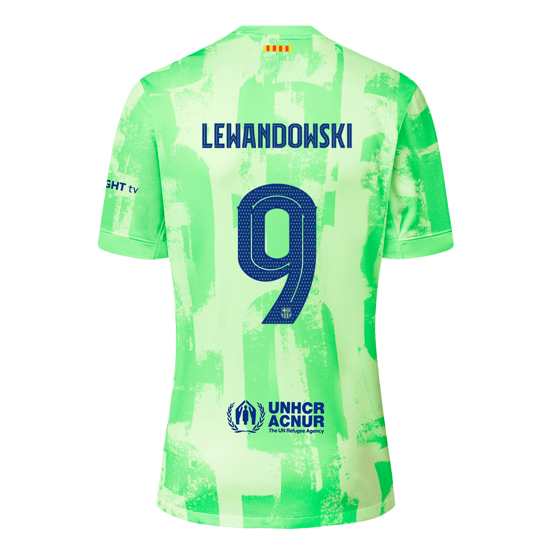 LEWANDOWSKI #9 Barcelona Trzecia Wyjazdowa Koszulka Piłkarska - UCL