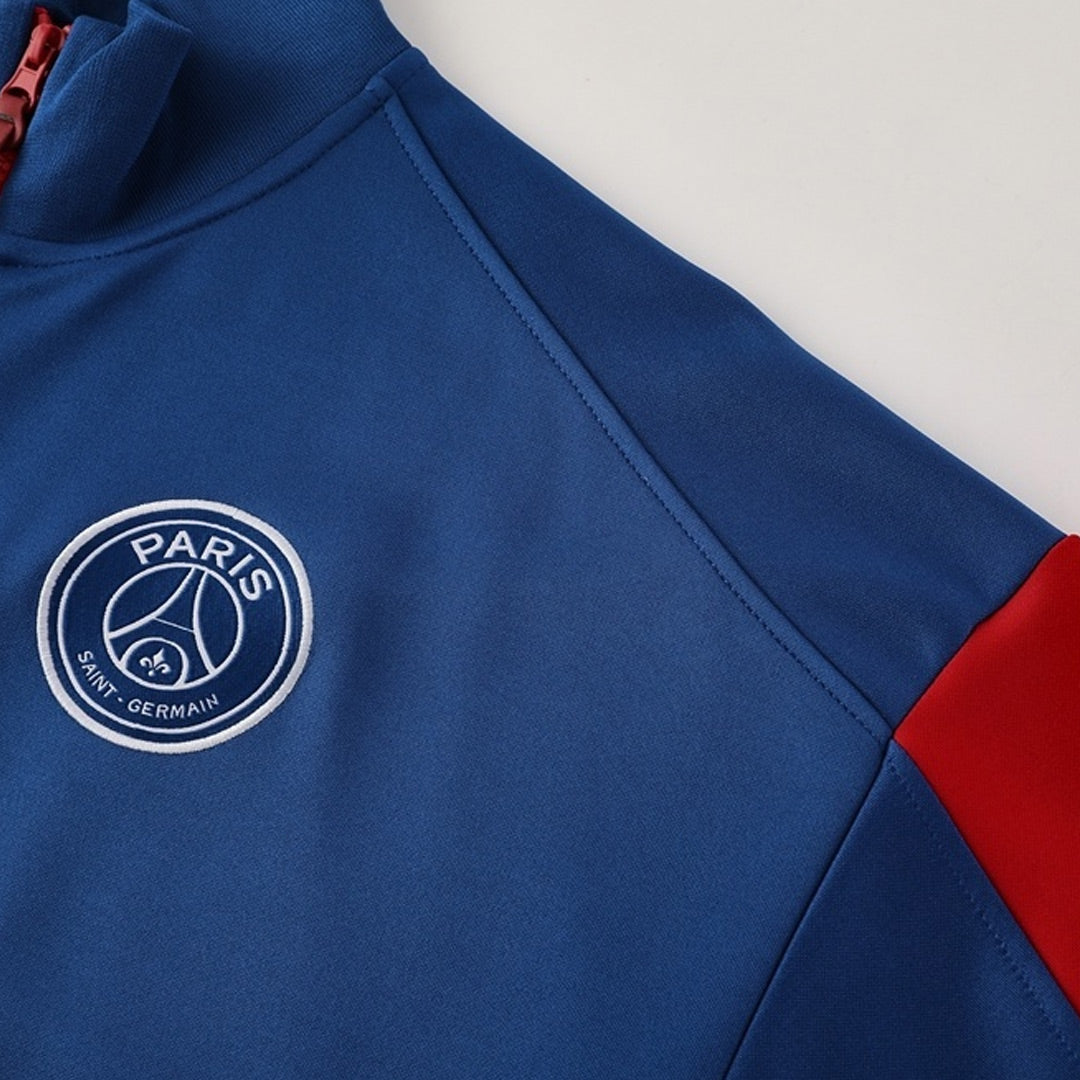 Zestaw kurtki treningowej PSG 25/26 (kurtka + spodnie) granatowo-czerwony
