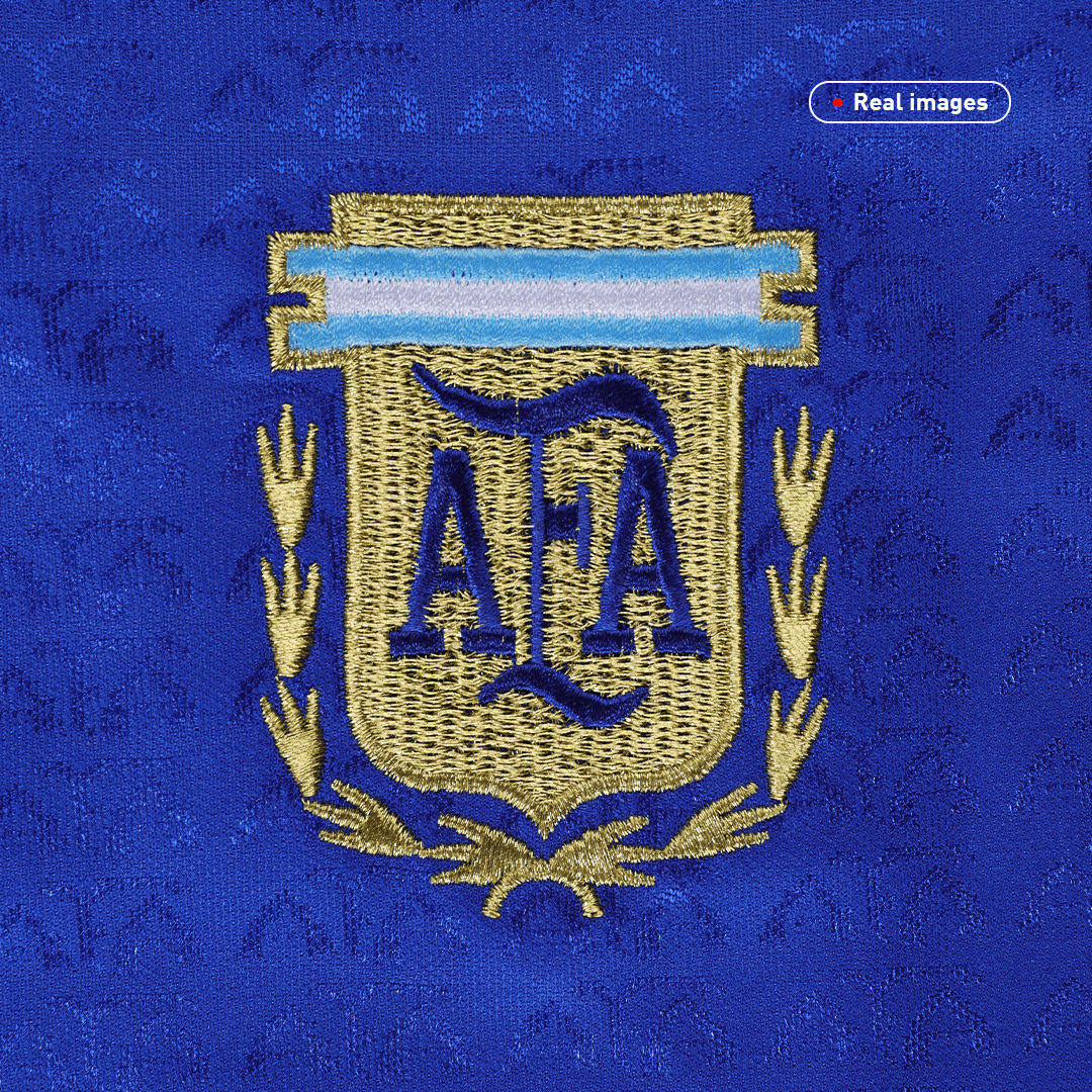 Koszulka wyjazdowa reprezentacji Argentyny nr 10 (koszulka + spodenki) 1994