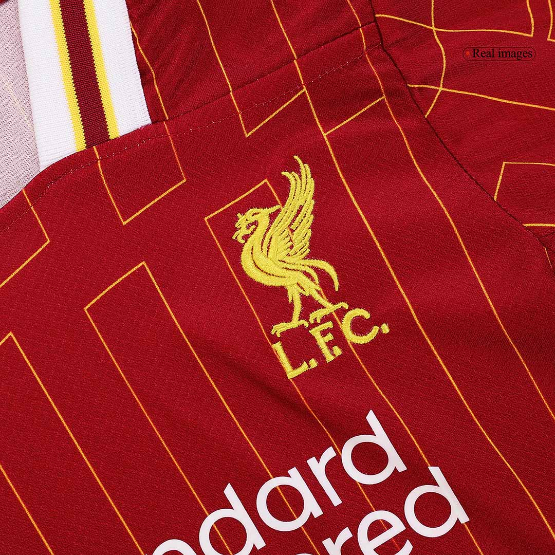 Liverpool Tanie Dziecięce Strój Domowy 2024/25 (Koszulka + Spodenki + Skarpetki)