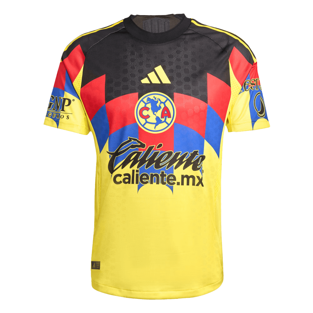 Oryginalna domowa koszulka piłkarska Club America 2025/26 żółta