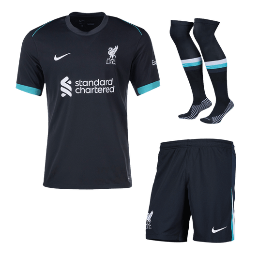 Zestaw wyjazdowy Liverpoolu (koszulka + spodenki + skarpetki)