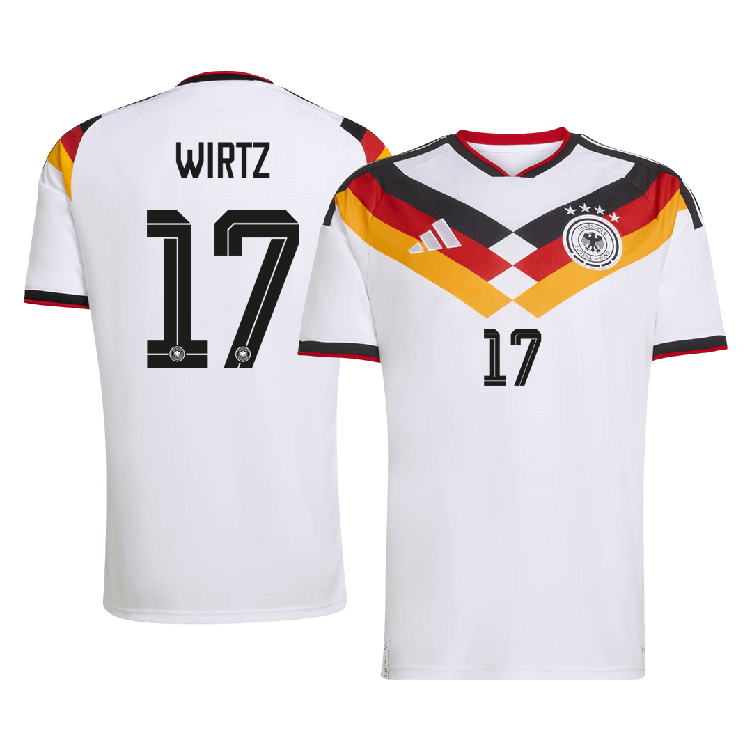 WIRTZ #17 Niemcy Domowa Koszulka Piłkarska 2026