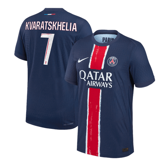 Oryginalna koszulka domowa PSG KVARATSKHELIA #7 2024/25 Navy