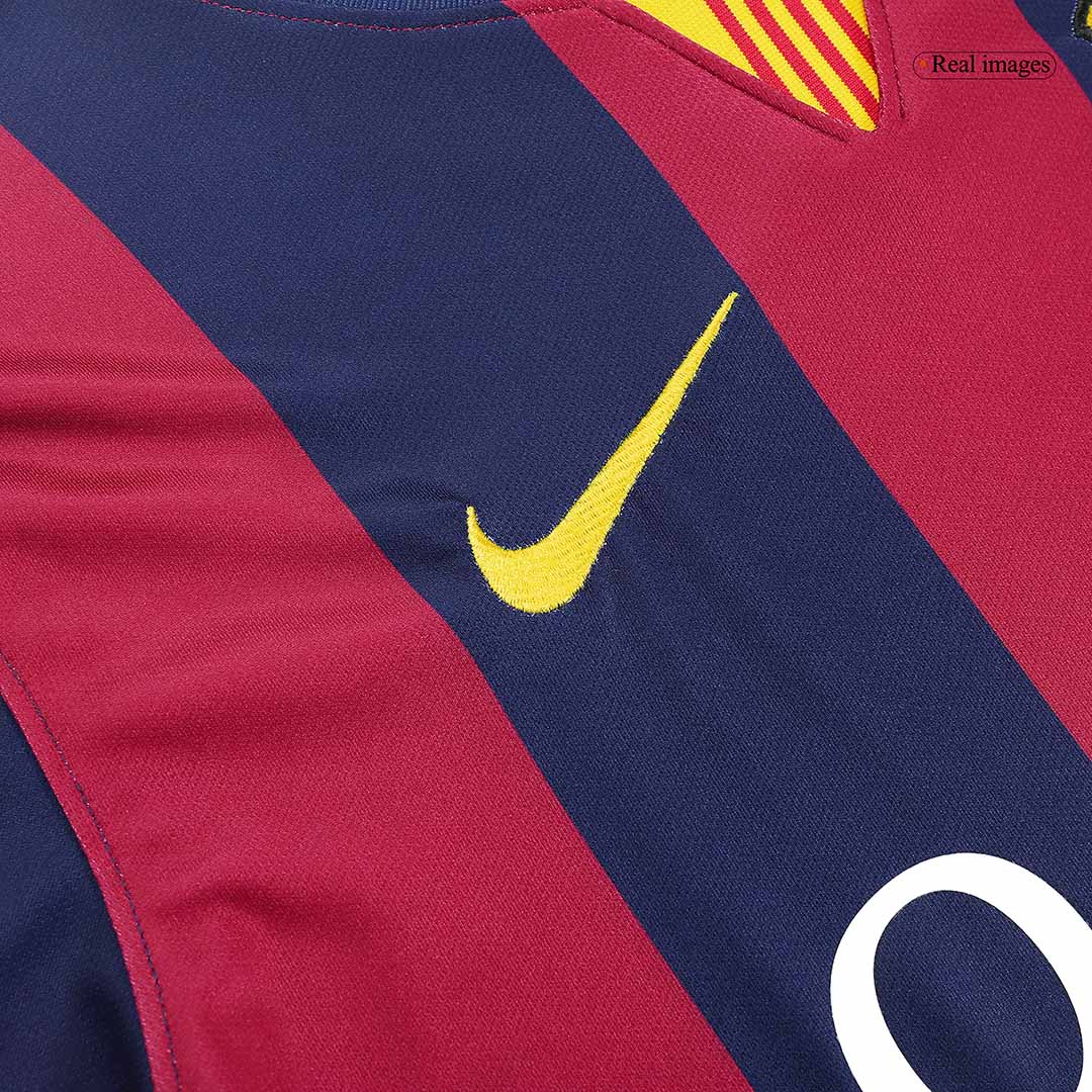 Koszulka piłkarska Retro SUÁREZ #9 2014/15 Barcelona Home