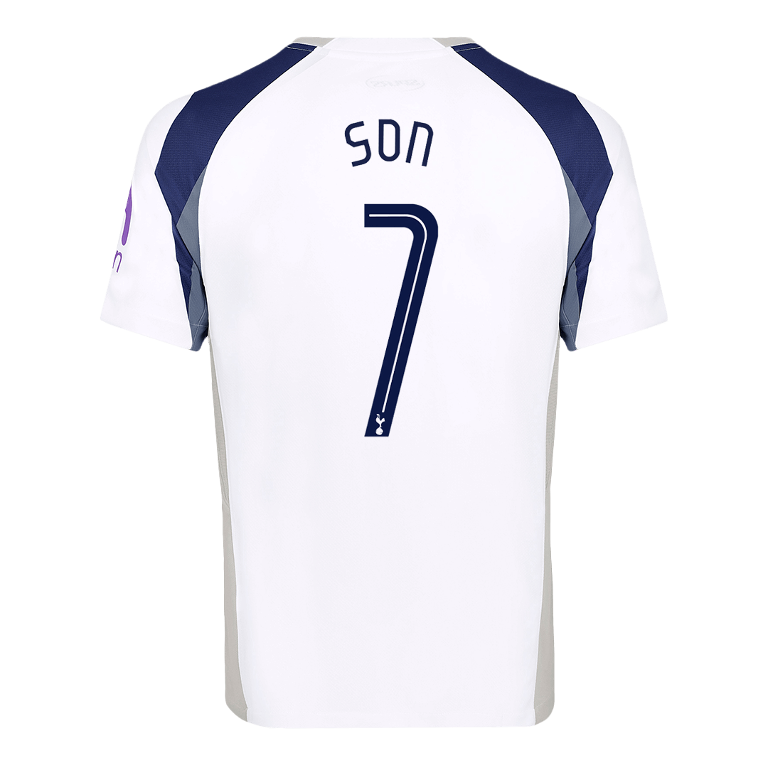 Koszulka domowa SON #7 Tottenham Hotspur 2025/26, biała - UCL