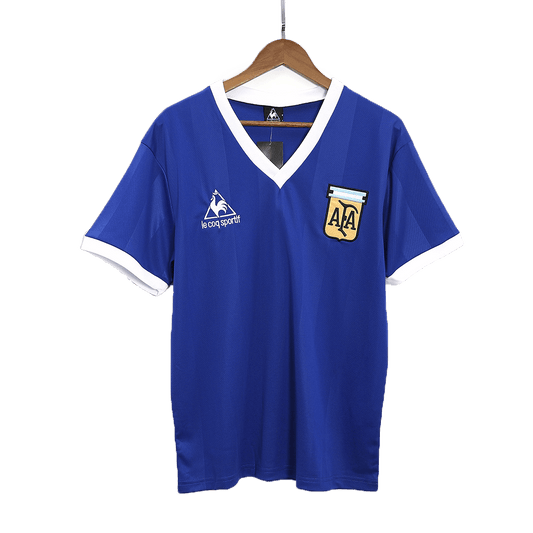 Koszulka wyjazdowa reprezentacji Argentyny z 1986 roku