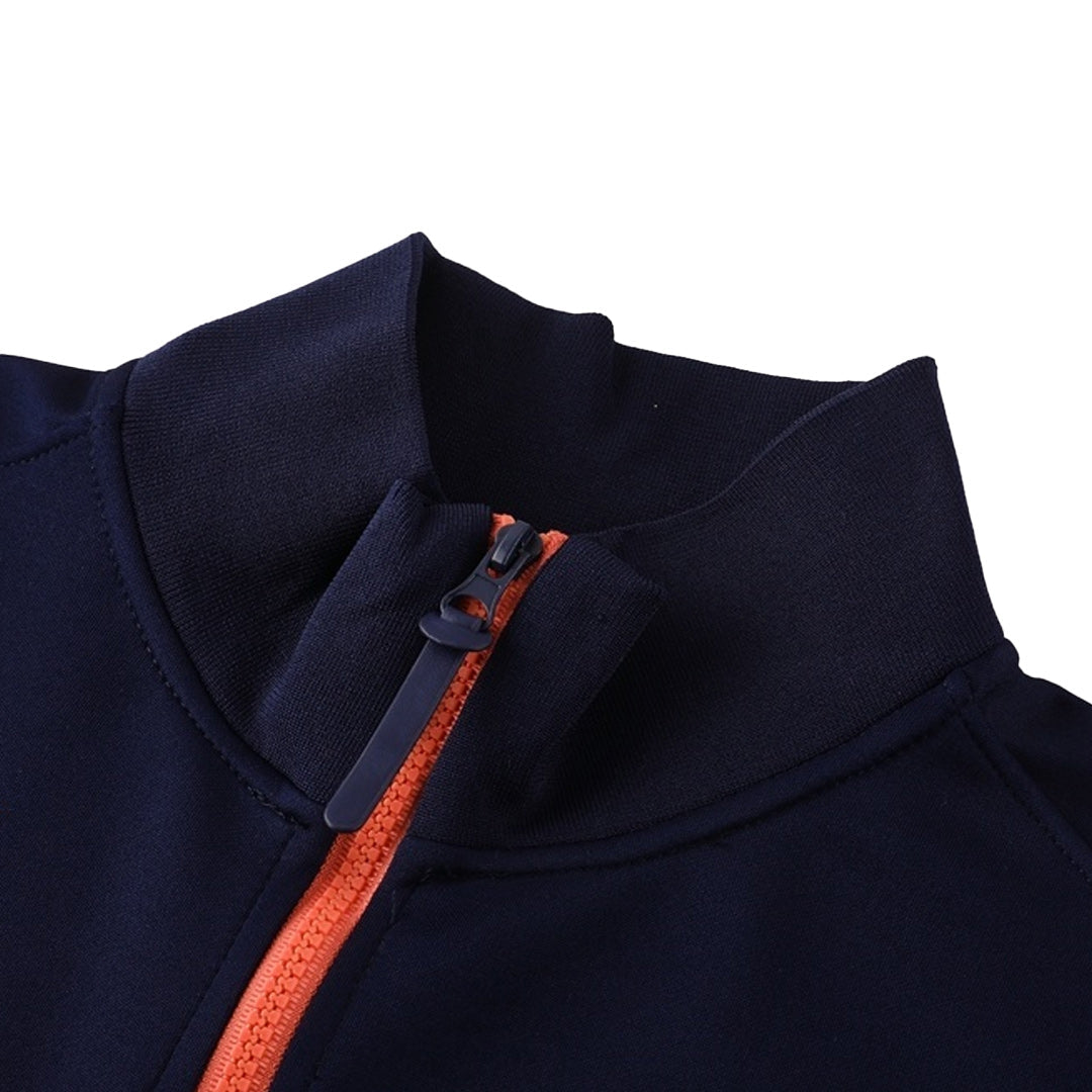 Zestaw Barcelona Training Jacket 25/26 (kurtka + spodnie) granatowo-pomarańczowy