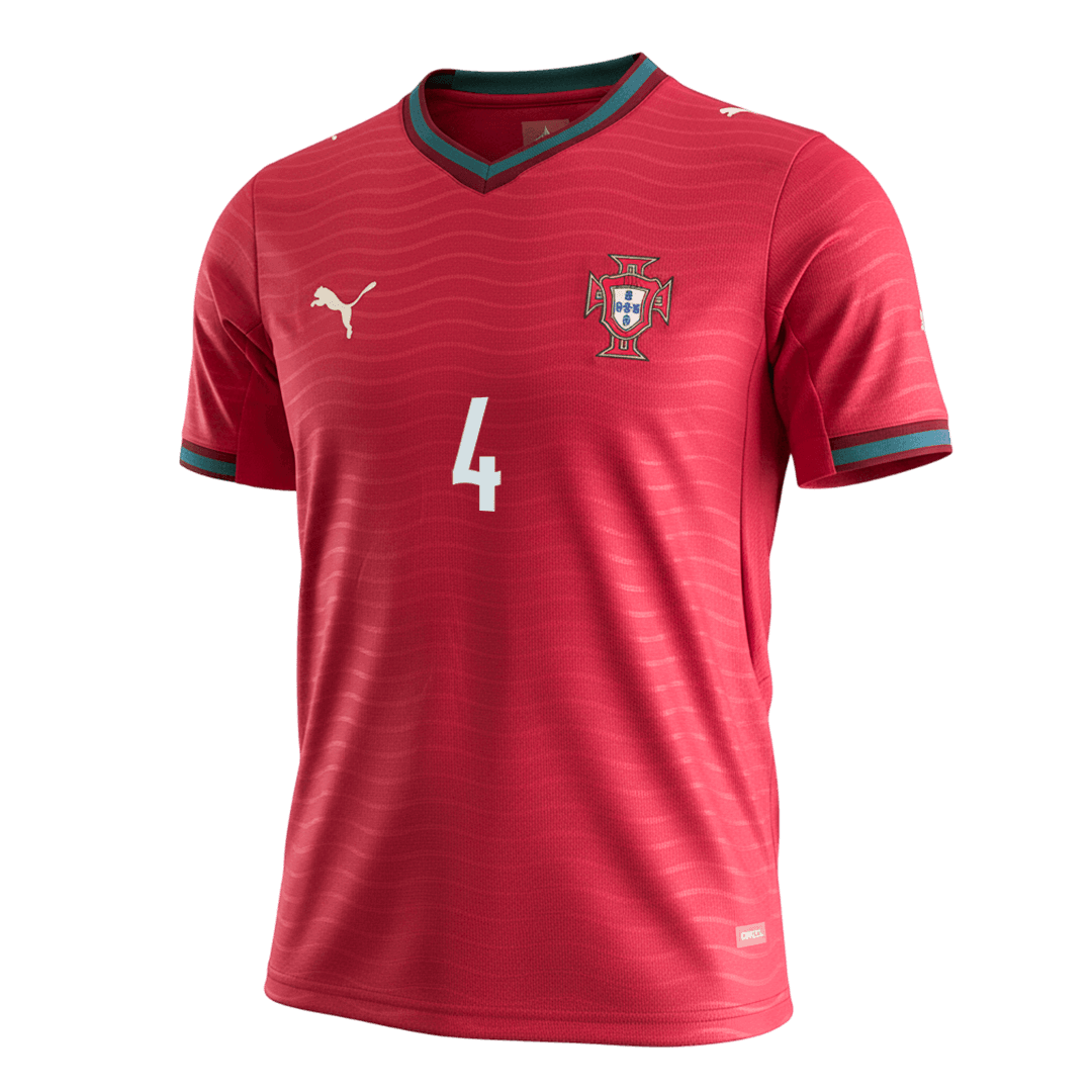 RÚBEN DIAS #4 Portugalia Domowa koszulka piłkarska 2026