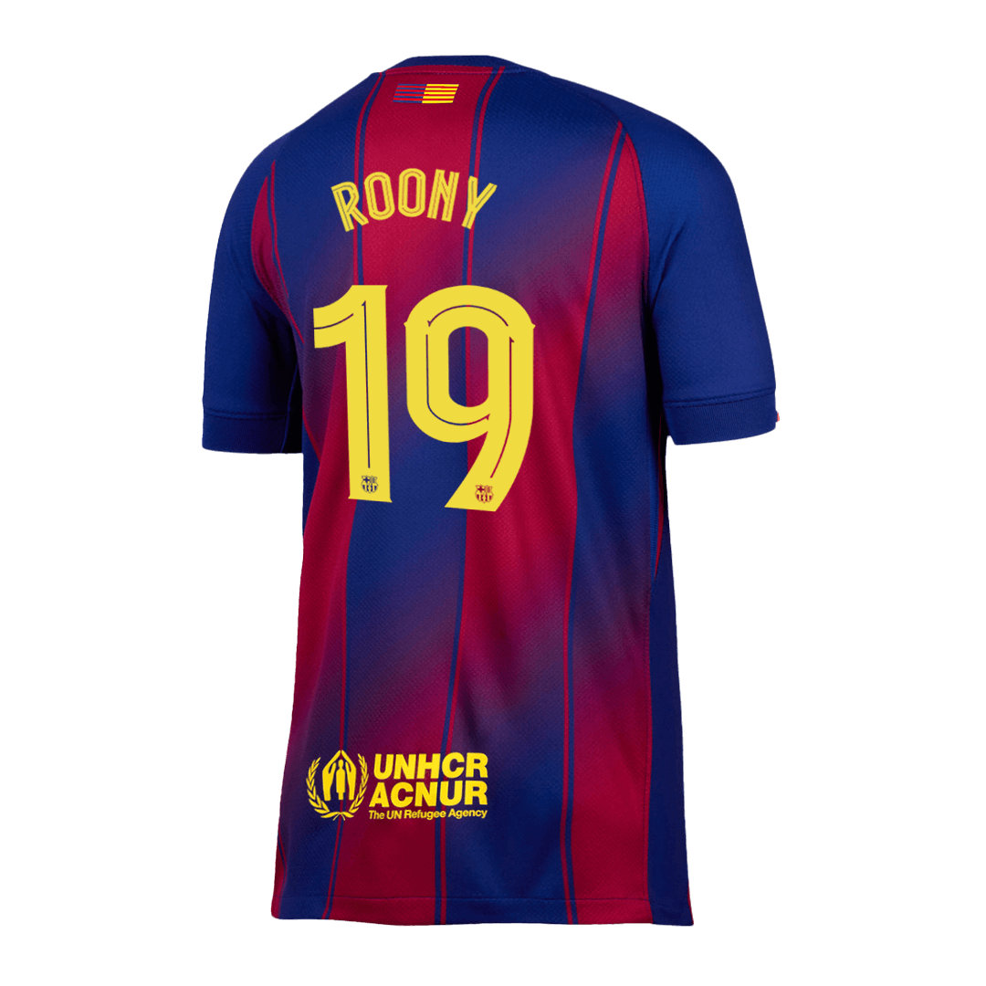 Koszulka domowa ROONY #19 Barcelona 2025/26 Red&Blue - UCL