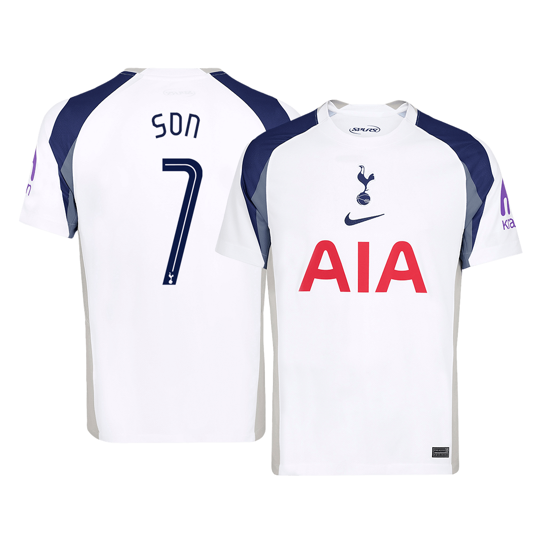 Koszulka domowa SON #7 Tottenham Hotspur 2025/26, biała - UCL