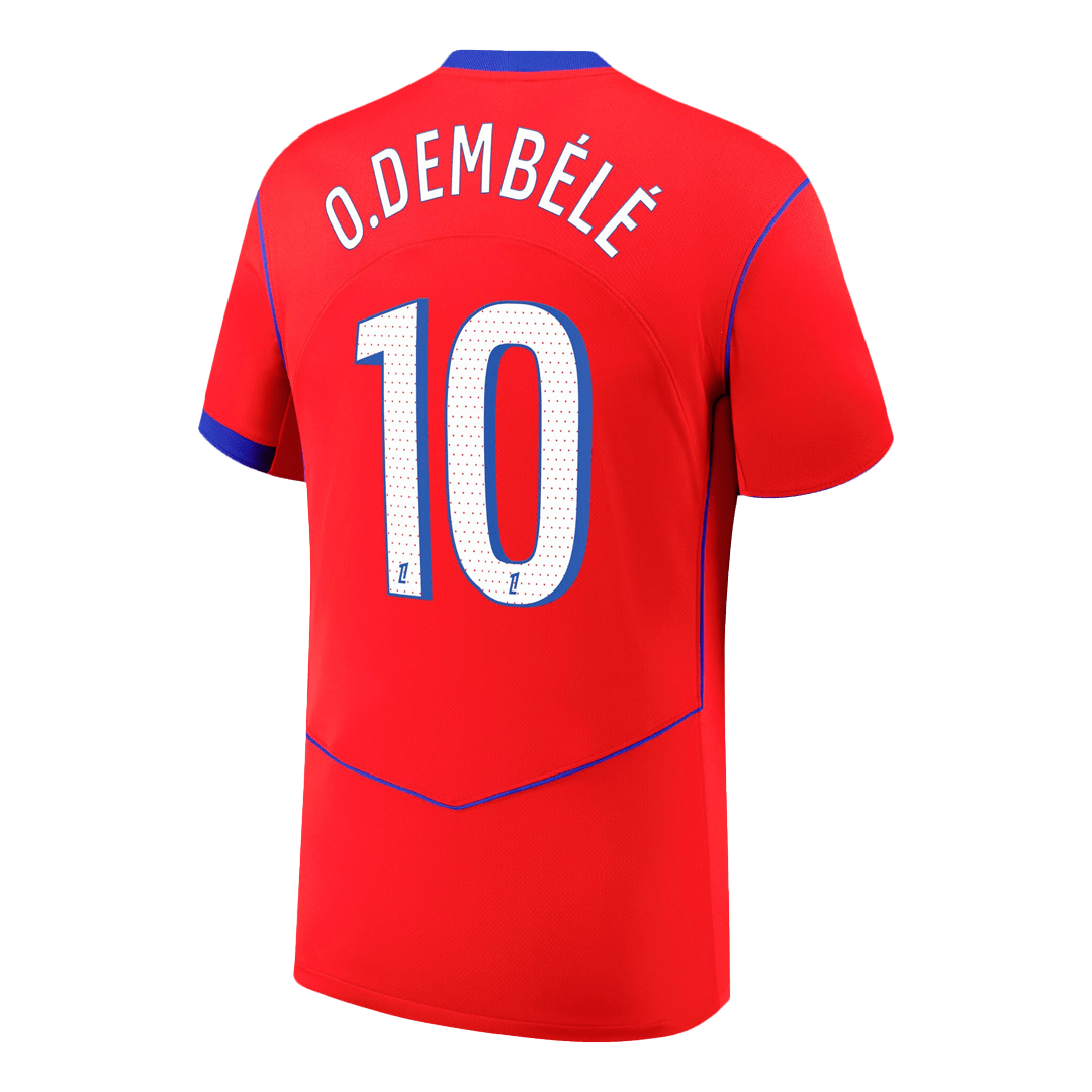 Trzecia wyjazdowa koszulka piłkarska O.DEMBÉLÉ #10 PSG 2025/26