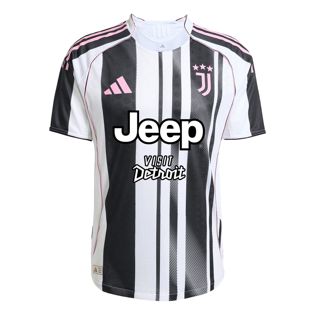 Oryginalna koszulka domowa Juventusu 2025/26 Czarno-biała
