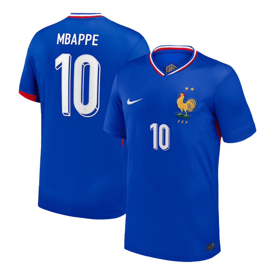 Koszulka domowa MBAPPE #10 France Soccer na Euro 2024