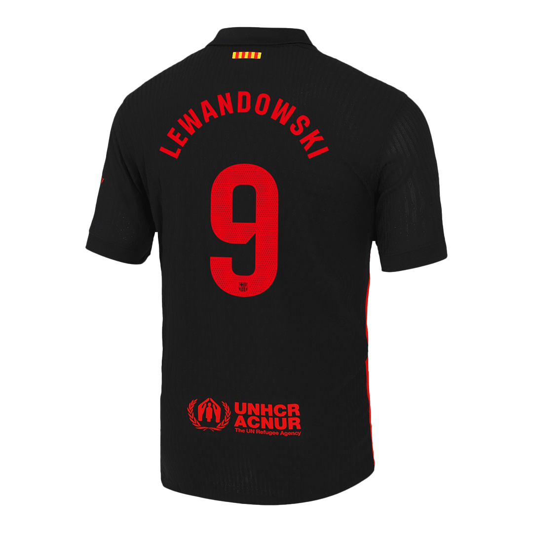 Oryginalna koszulka wyjazdowa LEWANDOWSKI #9 Barcelona 2024/25