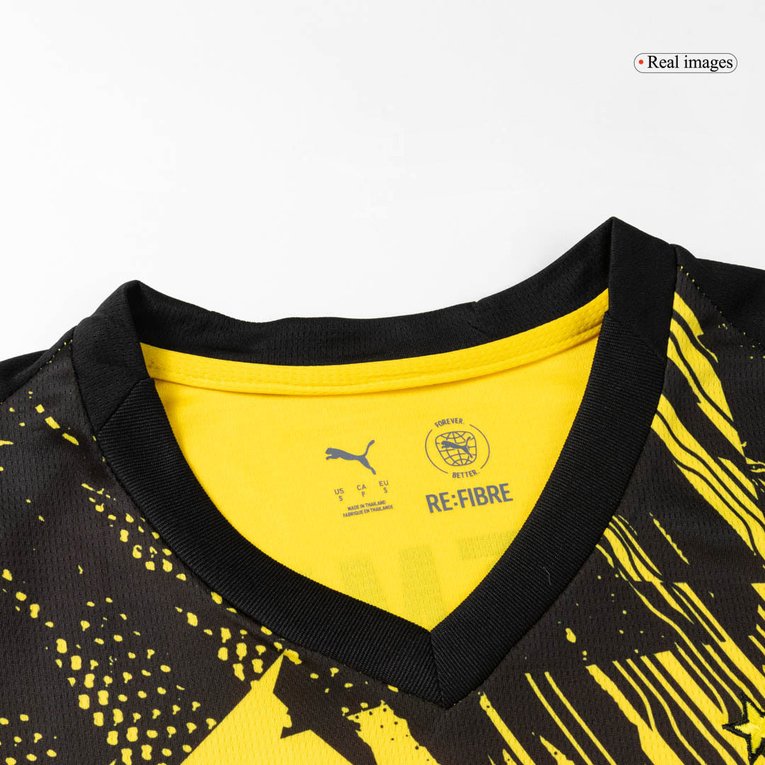 Borussia Dortmund - strój domowy piłkarski (koszulka + spodenki) 2025/26 żółty