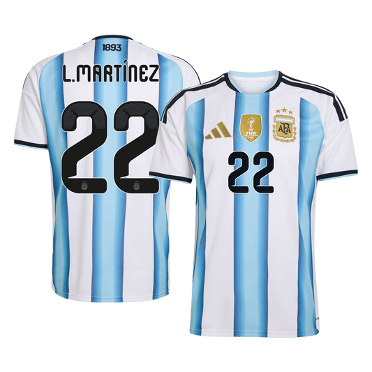 L.MARTÍNEZ #22 Argentyna Domowa koszulka piłkarska 2026