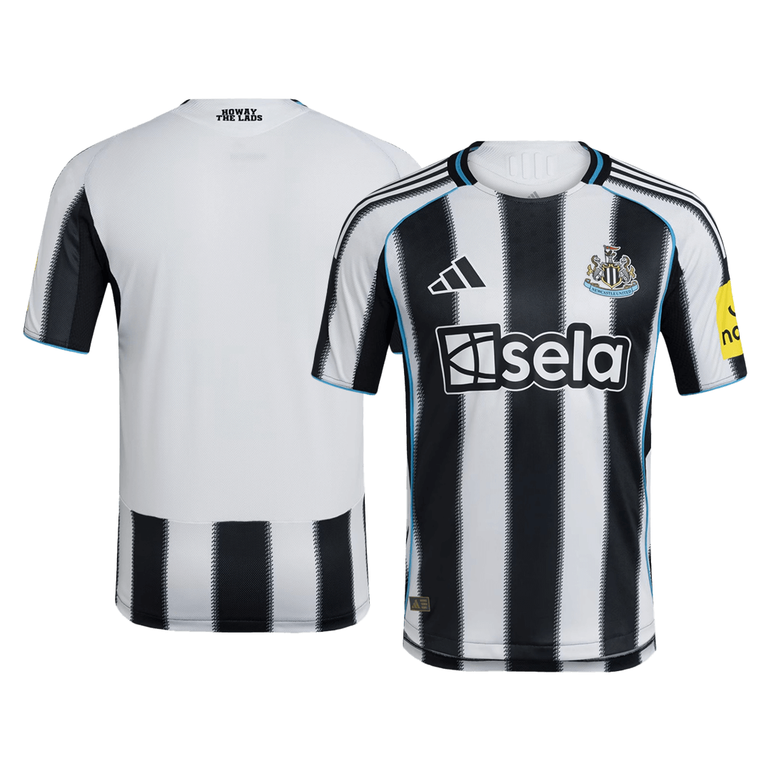 Oryginalna koszulka domowa Newcastle United 2025/26 w kolorze czarno-białym