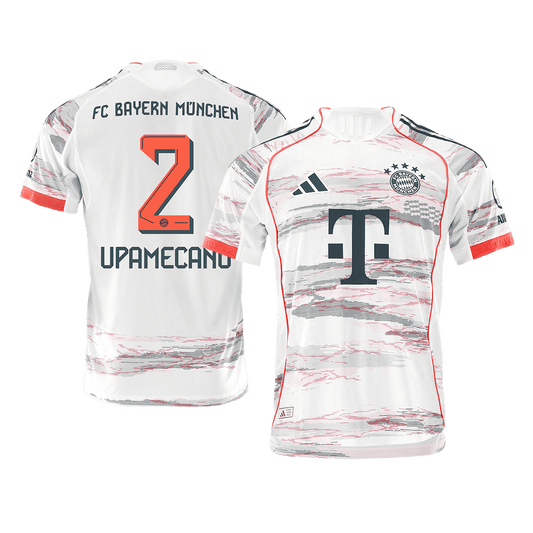 Oryginalna koszulka wyjazdowa UPAMECANO #2 Bayern Monachium 2025/26