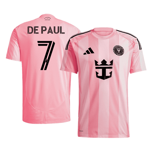 Koszulka domowa DE PAUL #7 Inter Miami 2025, różowa