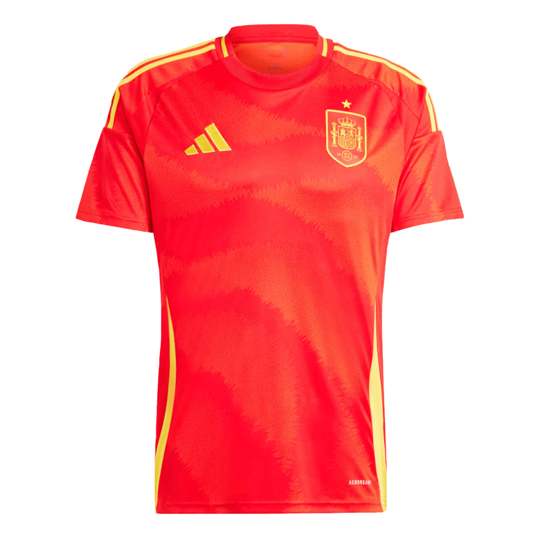 Zestaw koszulek piłkarskich reprezentacji Hiszpanii (koszulka + spodenki + skarpetki) na Euro 2024