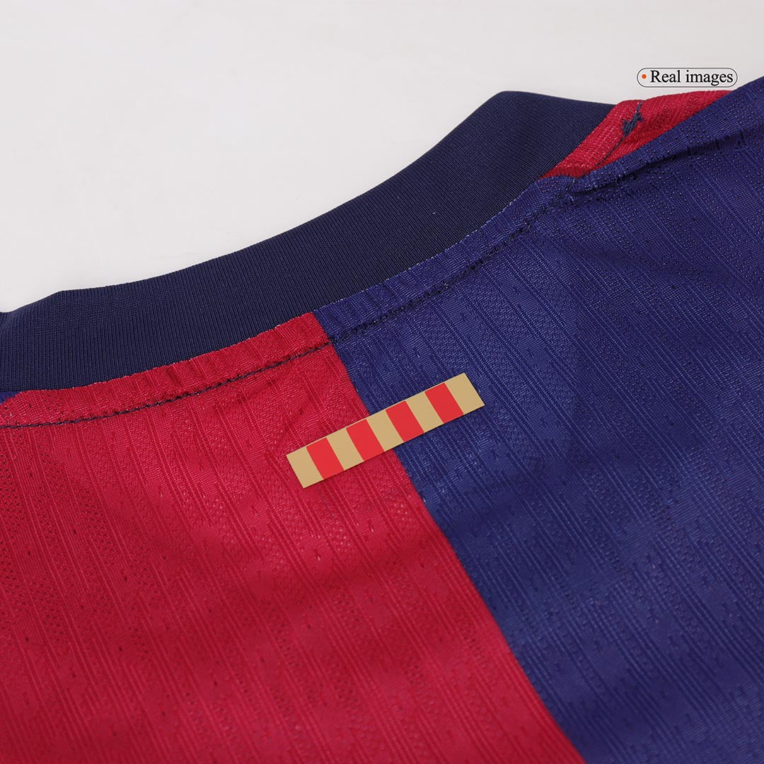 Oryginalna koszulka domowa Barcelony na sezon 2024/25 – stary sponsor