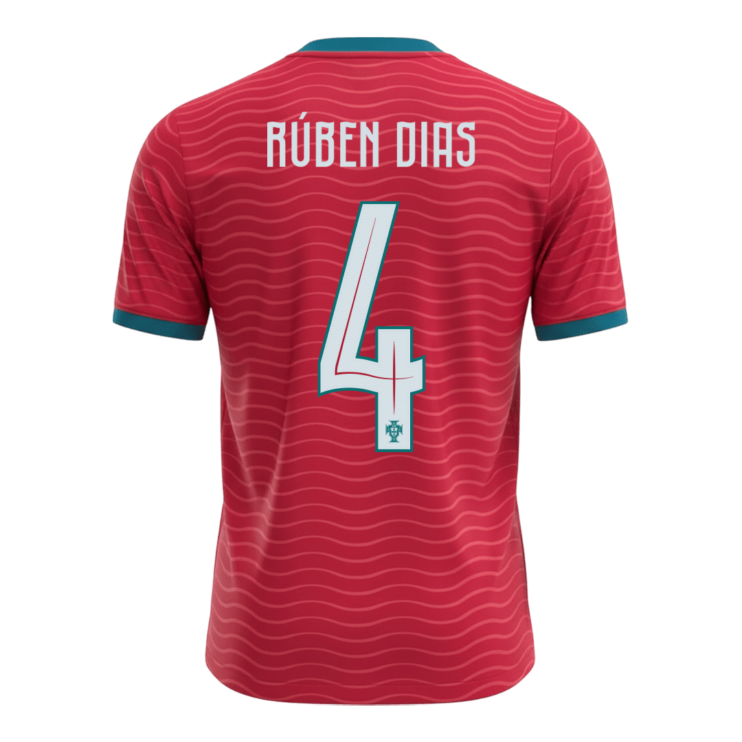 RÚBEN DIAS #4 Portugalia Domowa koszulka piłkarska 2026