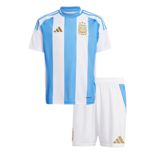 Dziecięcy zestaw piłkarski Argentyny (koszulka + spodenki) Copa America 2024