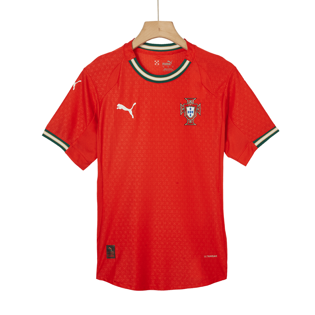 Oryginalna koszulka domowa RONALDO #7 Portugalia 2025 w kolorze czerwonym