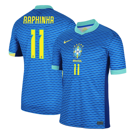 Koszulka wyjazdowa reprezentacji Brazylii RAPHINHA #11 na Copa America 2024