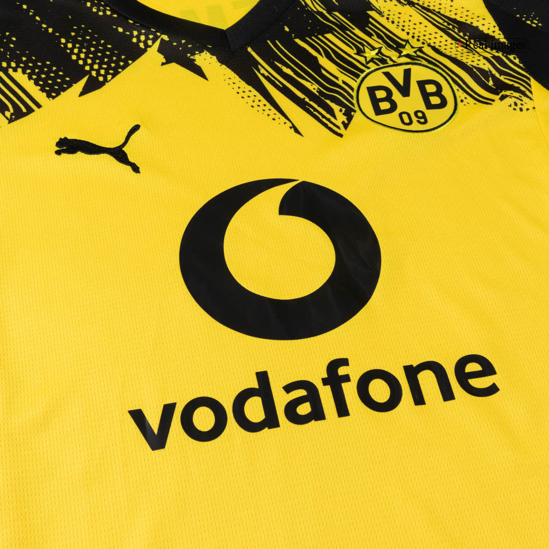Borussia Dortmund - strój domowy piłkarski (koszulka + spodenki) 2025/26 żółty