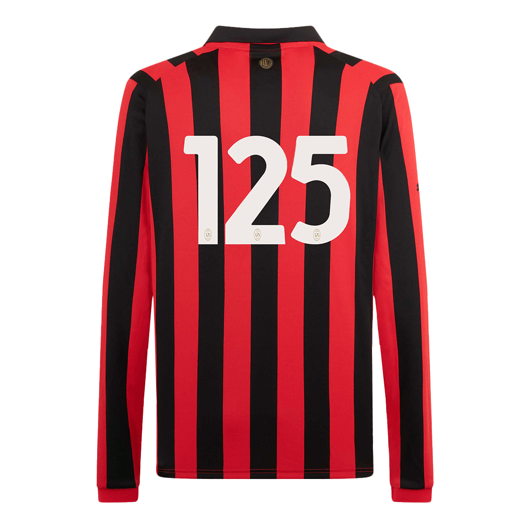 #125 AC Milan Koszulka piłkarska z długim rękawem na 125. rocznicę 2024/25